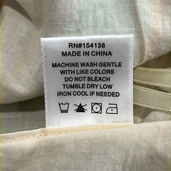 New Staud Linen Rigina Top in Ibiza Stripe Size 10 - Picture 11 of 12